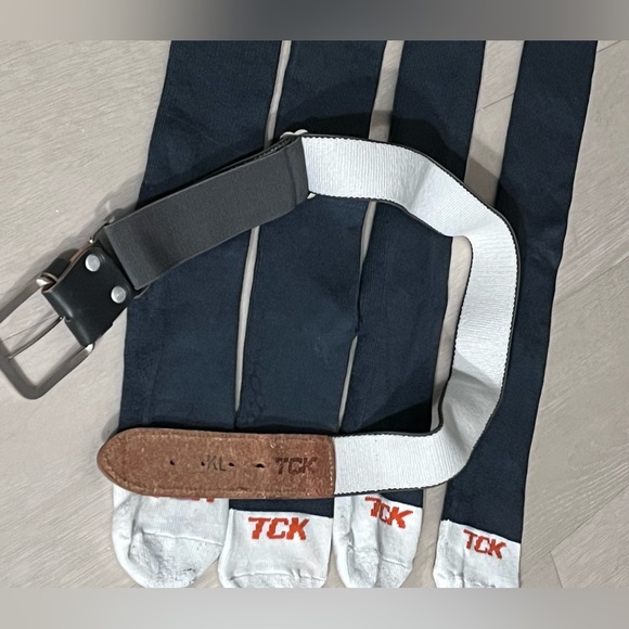 TCK Adult XL Combo Charcoal ProSport Baseball/Softball Belt & Socks - Picture 6 of 6